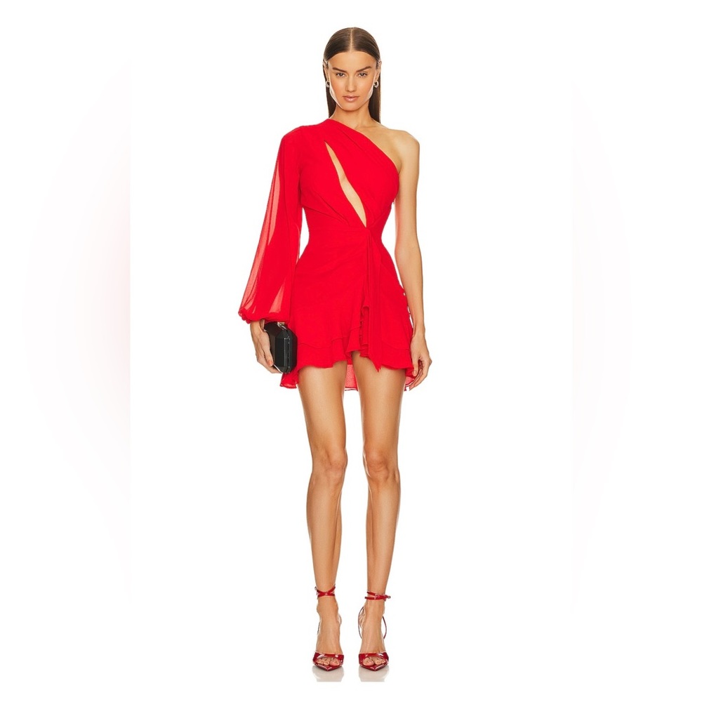 X Revolve Sunny Mini Dress in Red